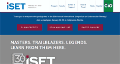 Desktop Screenshot of iset.org