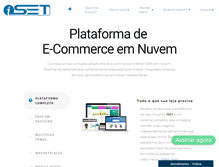 Tablet Screenshot of iset.com.br